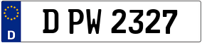 Truck License Plate